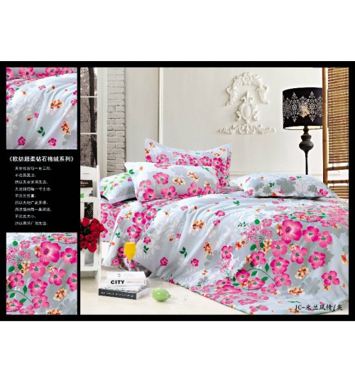 3D King Size Bed-sheet SD 0370